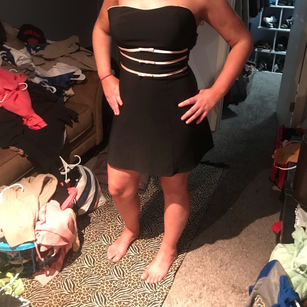 Black midi dress zipper up sleeveless
